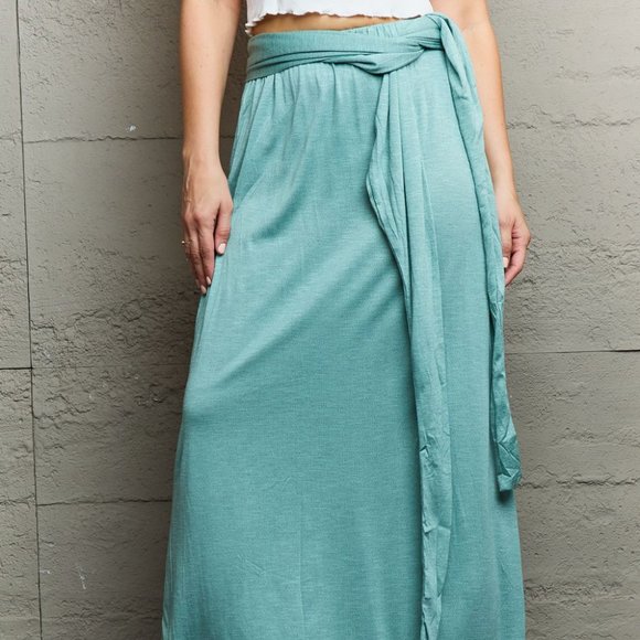 Halter Maxi Dress with Draped Neckline - Grecian Goddess main image 1
